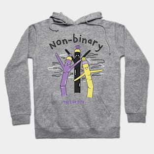 nonbinary pal for life Hoodie